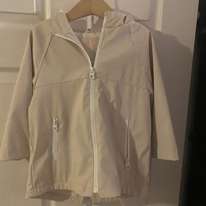 Beige raincoat